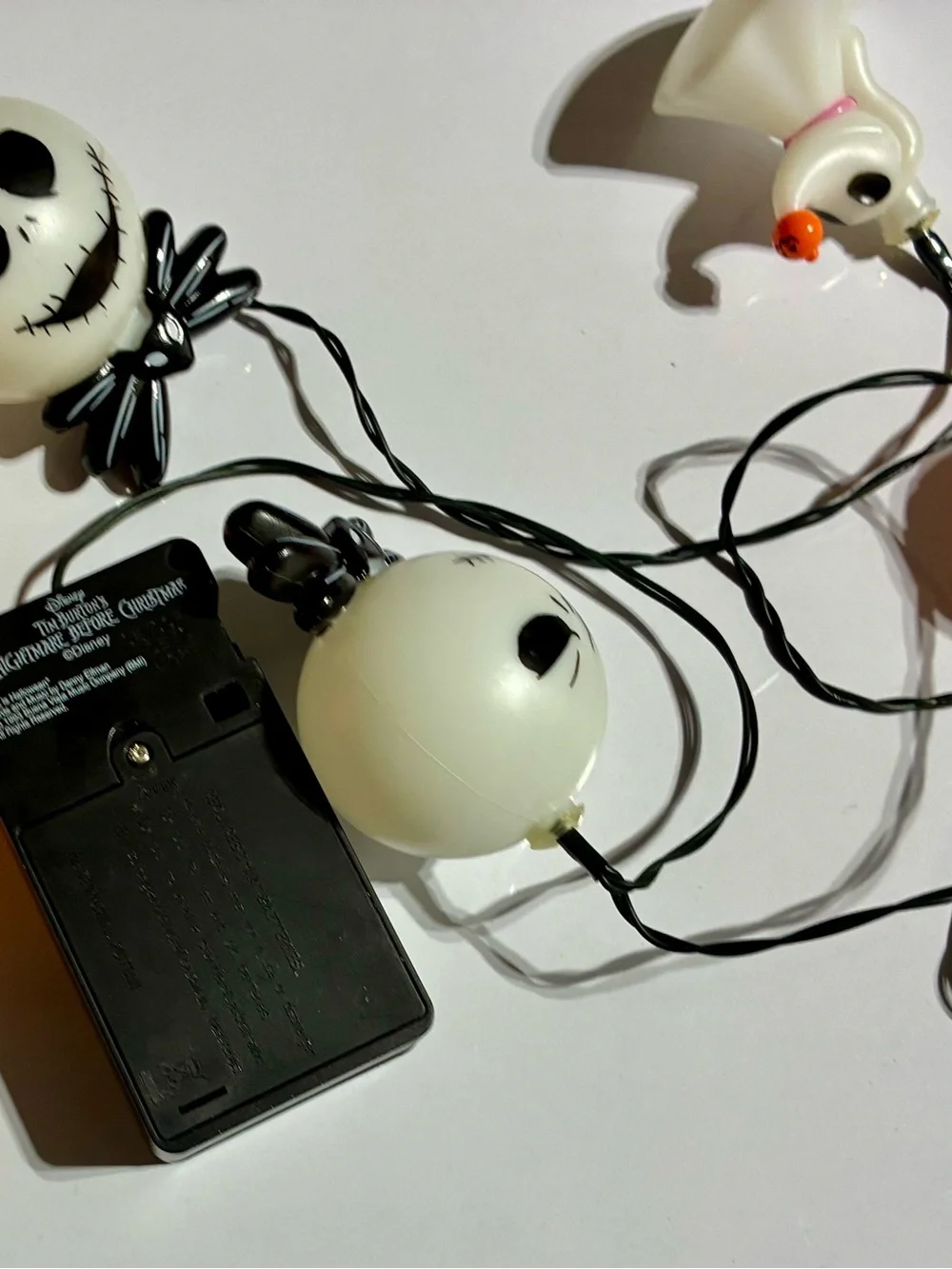 Disney Jack Skellington musical battery operated Lights nightmare before